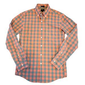 EC J.CREW SLIM FIT MEN'S BUTTON UP PLAID SHIRT SZ.S